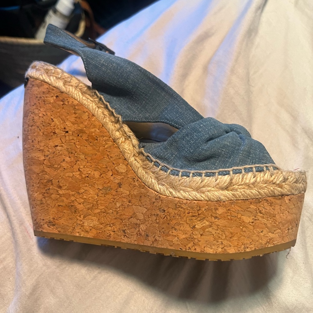 Jimmy Choo Cork Wedges - Picture 4 of 7